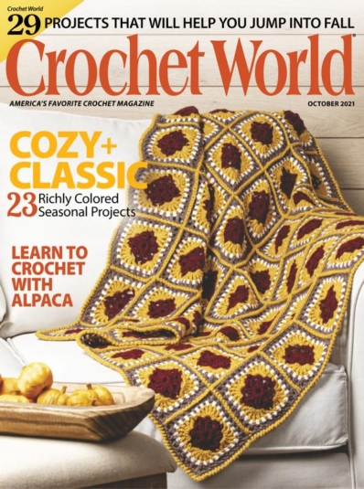 Crochet World October 01, 2021 Issue Cover