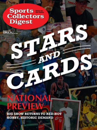 Sports Collectors Digest August 01, 2021 Issue Cover