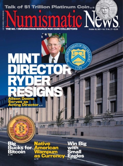 Numismatic News October 26, 2021 Issue Cover