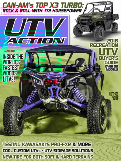 UTV Action March 01, 2018 Issue Cover