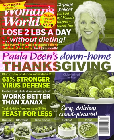 Woman's World November 15, 2021 Issue Cover