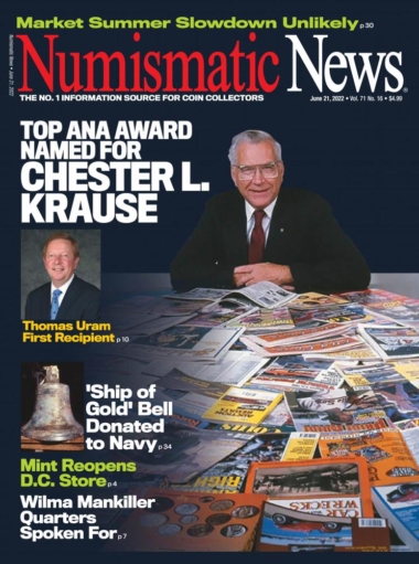 Numismatic News June 21, 2022 Issue Cover