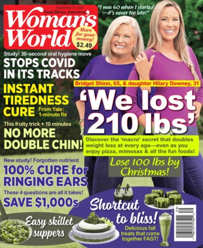 Woman's World September 27, 2021 Issue Cover