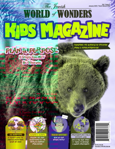 Jewish World of Wonders Kids Magazine January 01, 2021 Issue Cover