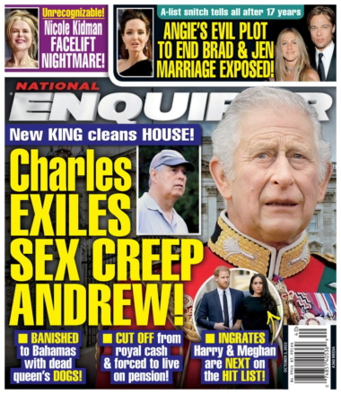 National Enquirer October 03, 2022 Issue Cover