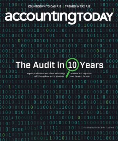 Accounting Today April 01, 2022 Issue Cover