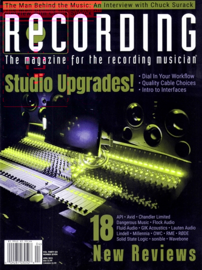 Recording Magazine April 01, 2023 Issue Cover