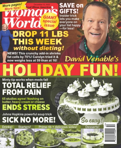 Woman's World December 12, 2022 Issue Cover