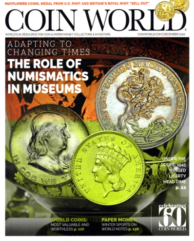 Coin World Monthly | 12/1/2020 Cover