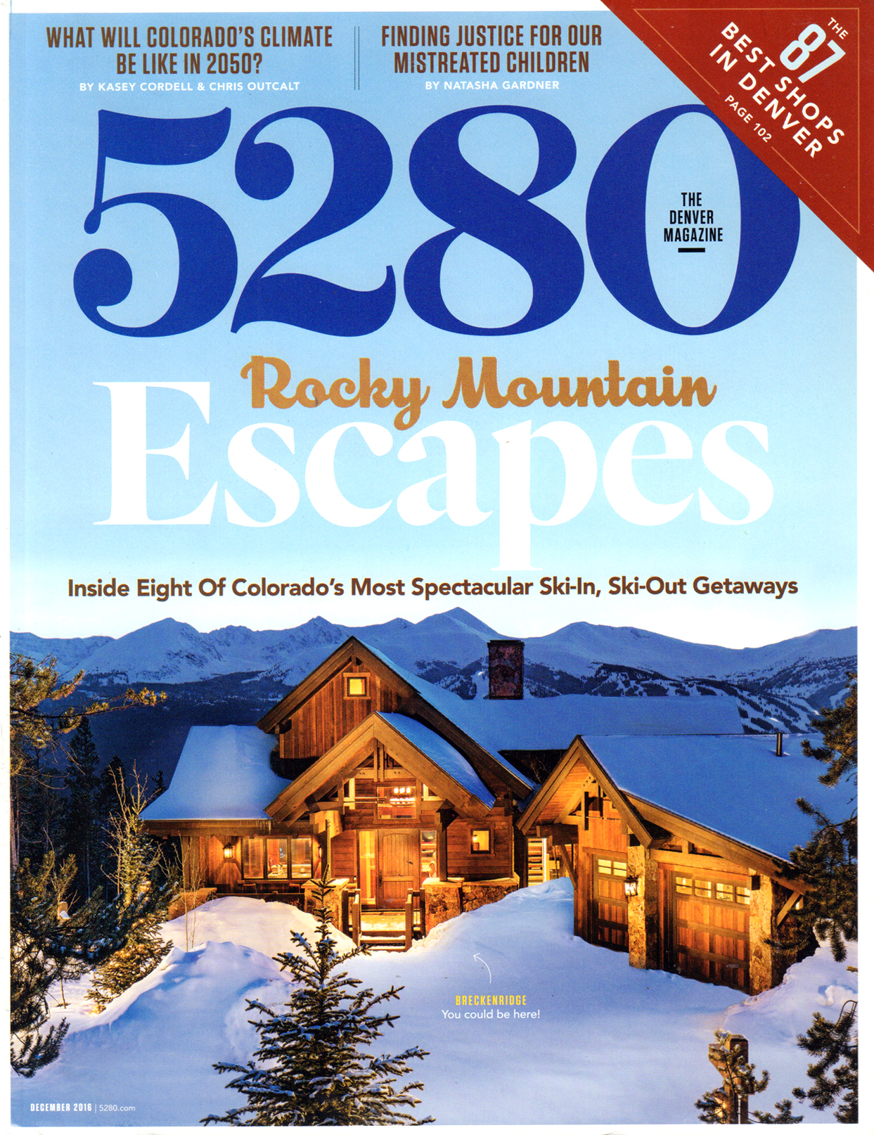 5280-Magazine December 01, 2016 Issue Cover