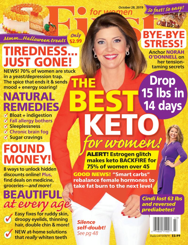 First-For-Women October 28, 2019 Issue Cover