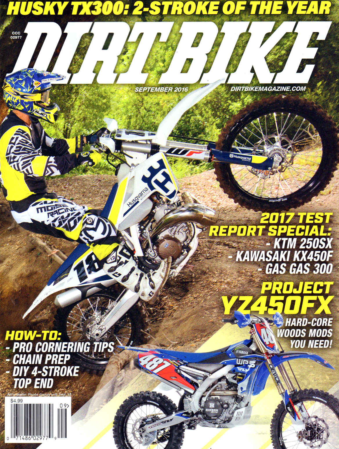 Dirt-Bike September 01, 2016 Issue Cover