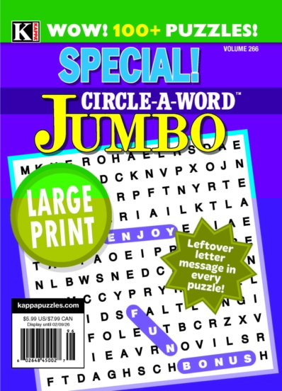Special Circle A Word Jumbo February 01, 2026 Issue Cover
