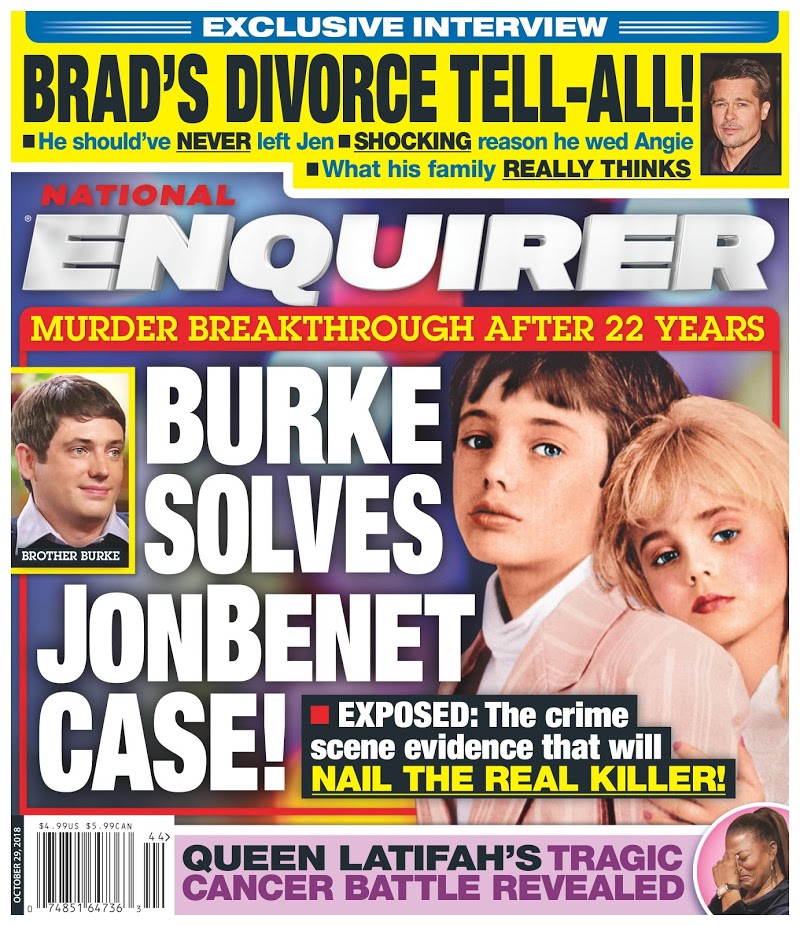 National-Enquirer October 29, 2018 Issue Cover