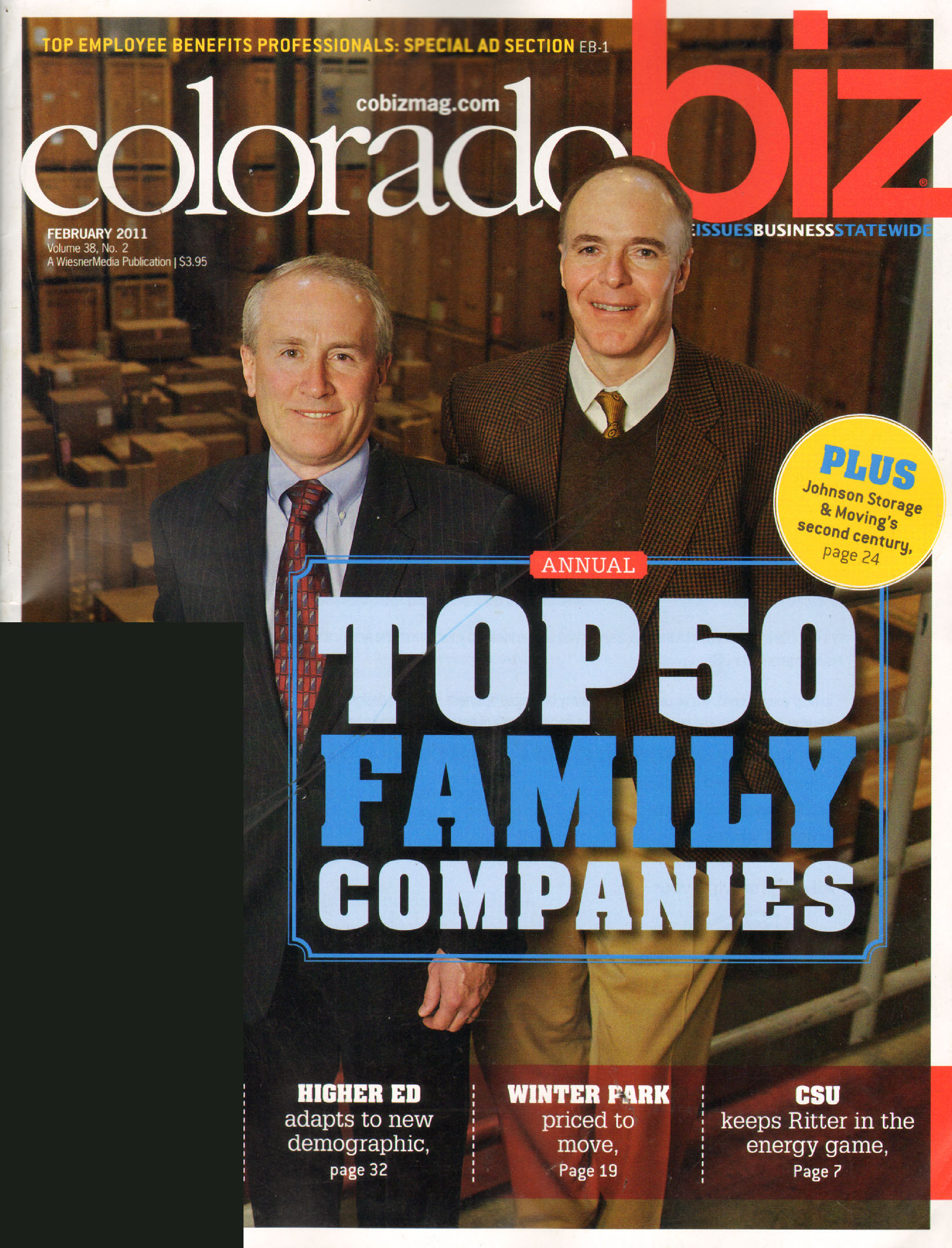 Coloradobiz February 01, 2011 Issue Cover