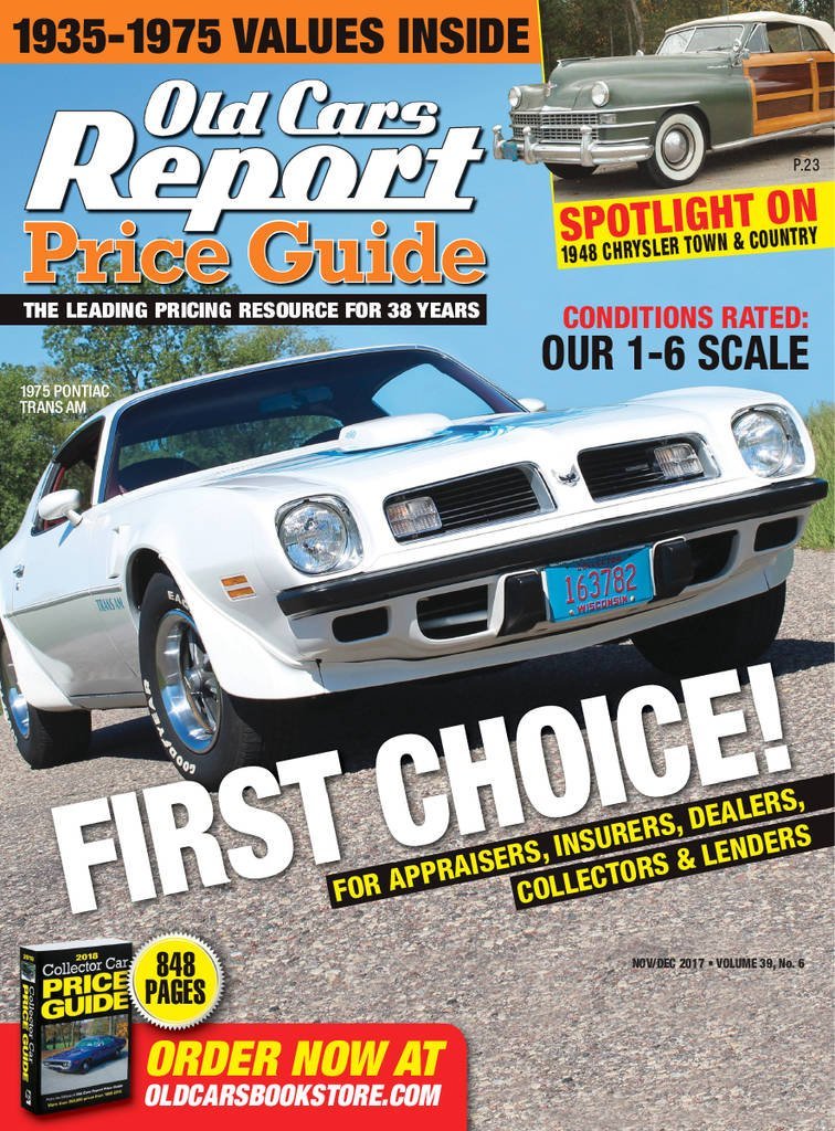 Old-Cars-Report-Price-Guide November 01, 2017 Issue Cover