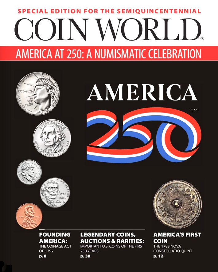Coin-World-Monthly July 01, 2026 Issue Cover