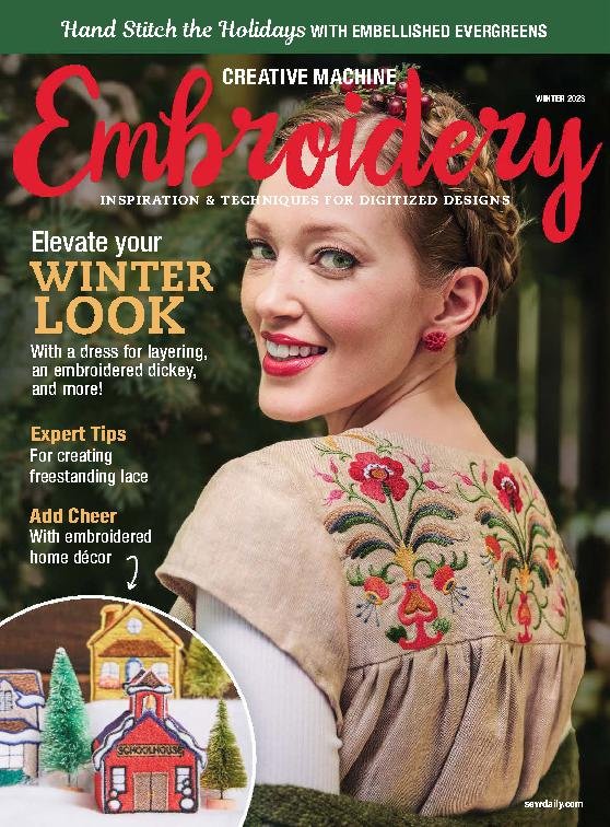 Creative-Machine-Embroidery December 01, 2023 Issue Cover
