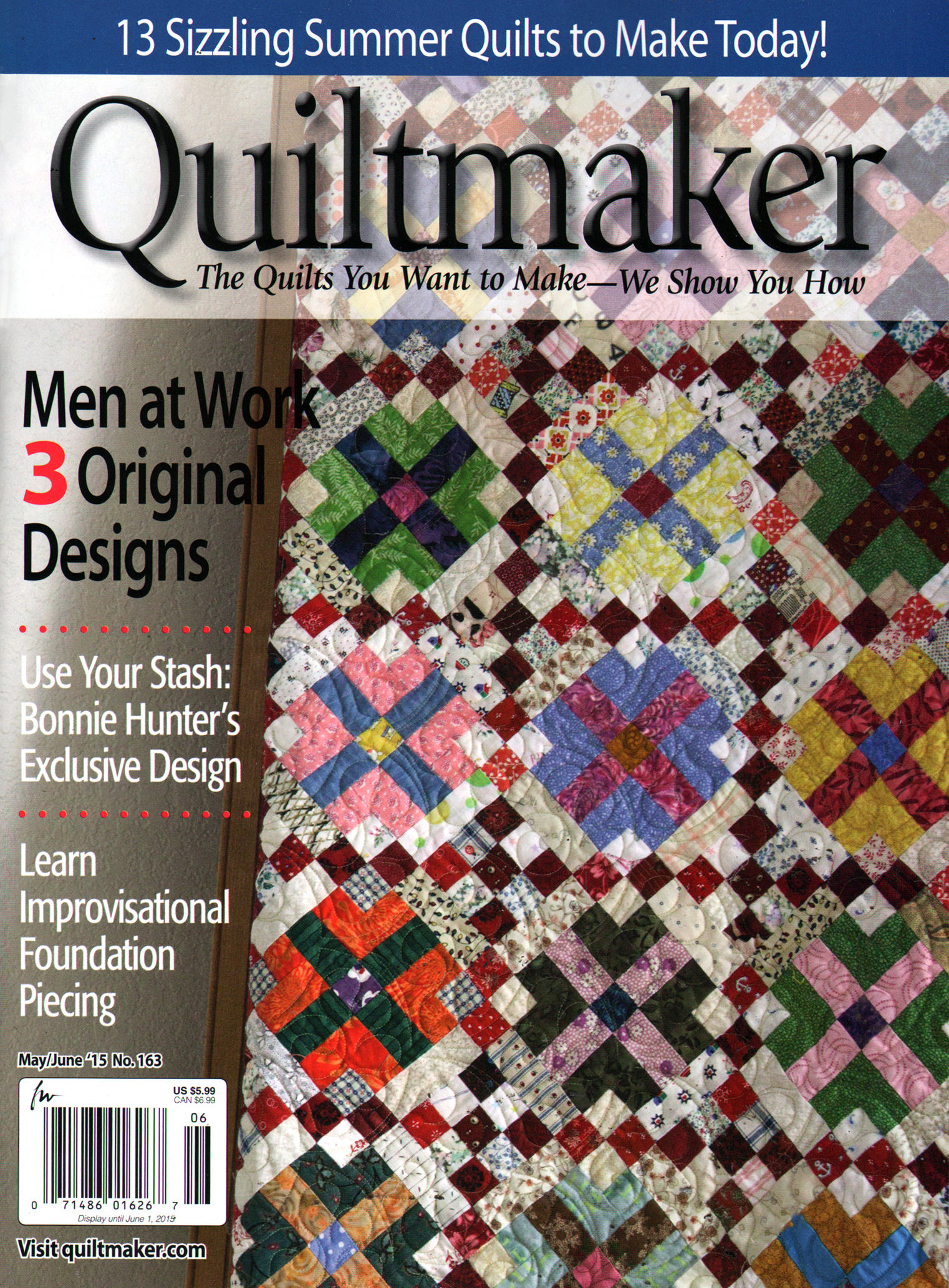 Quiltmaker May 01, 2015 Issue Cover