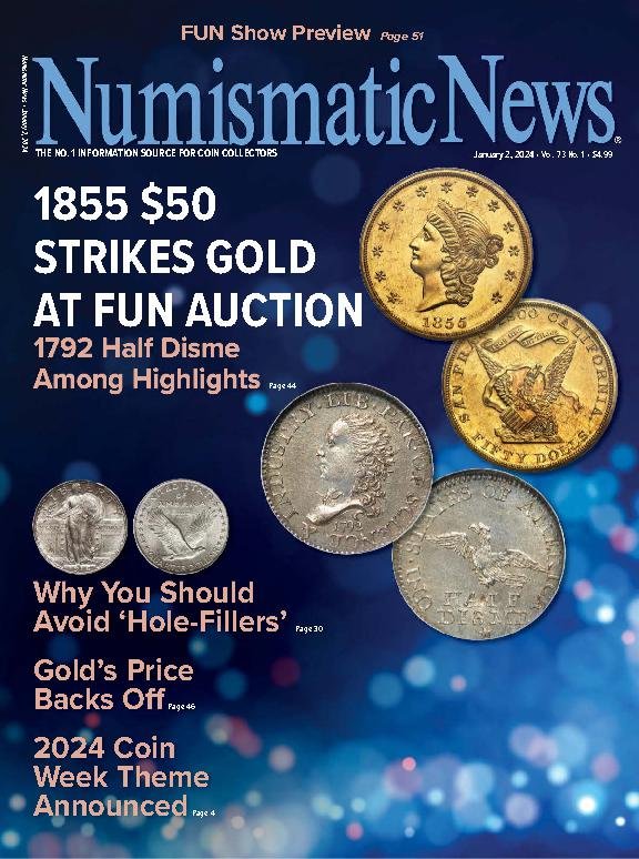 Numismatic-News January 02, 2024 Issue Cover