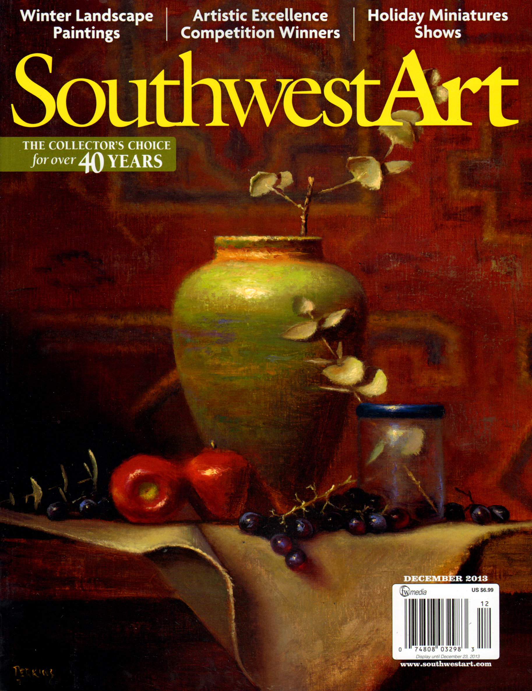 Southwest-Art December 01, 2013 Issue Cover