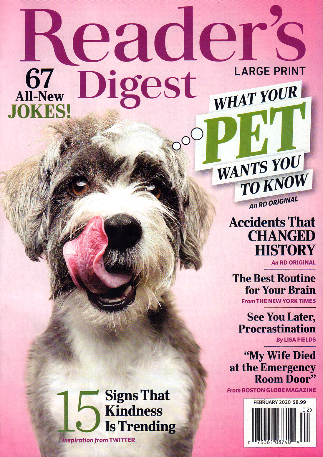 Readers-Digest---Large-Print-Edition February 01, 2020 Issue Cover
