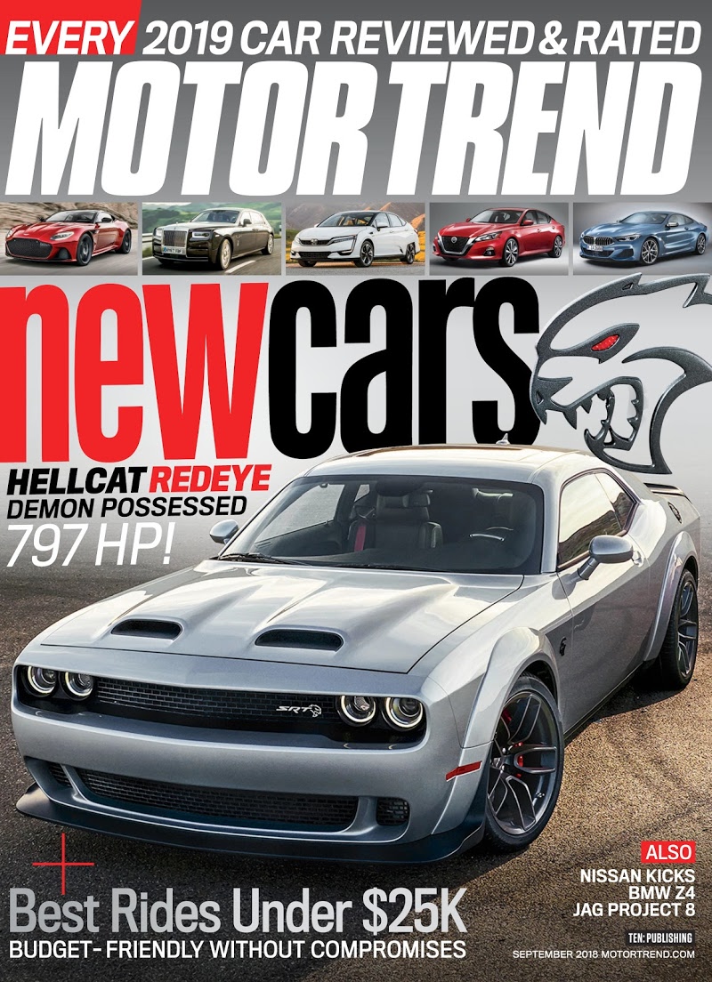 Motor-Trend September 01, 2018 Issue Cover