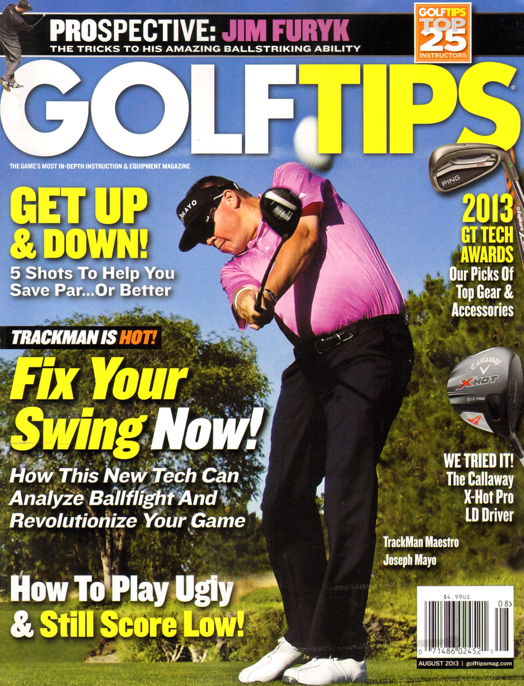 Golf-Tips August 01, 2013 Issue Cover