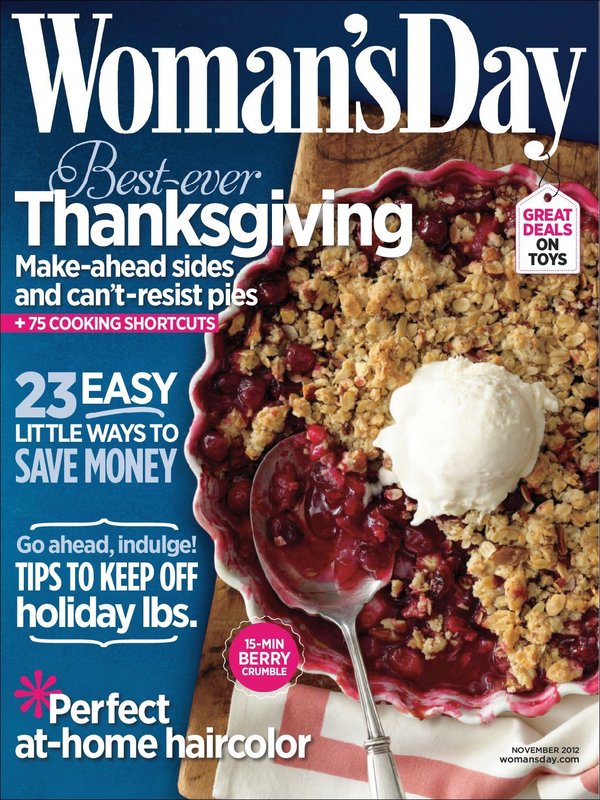 Womans-Day November 01, 2012 Issue Cover