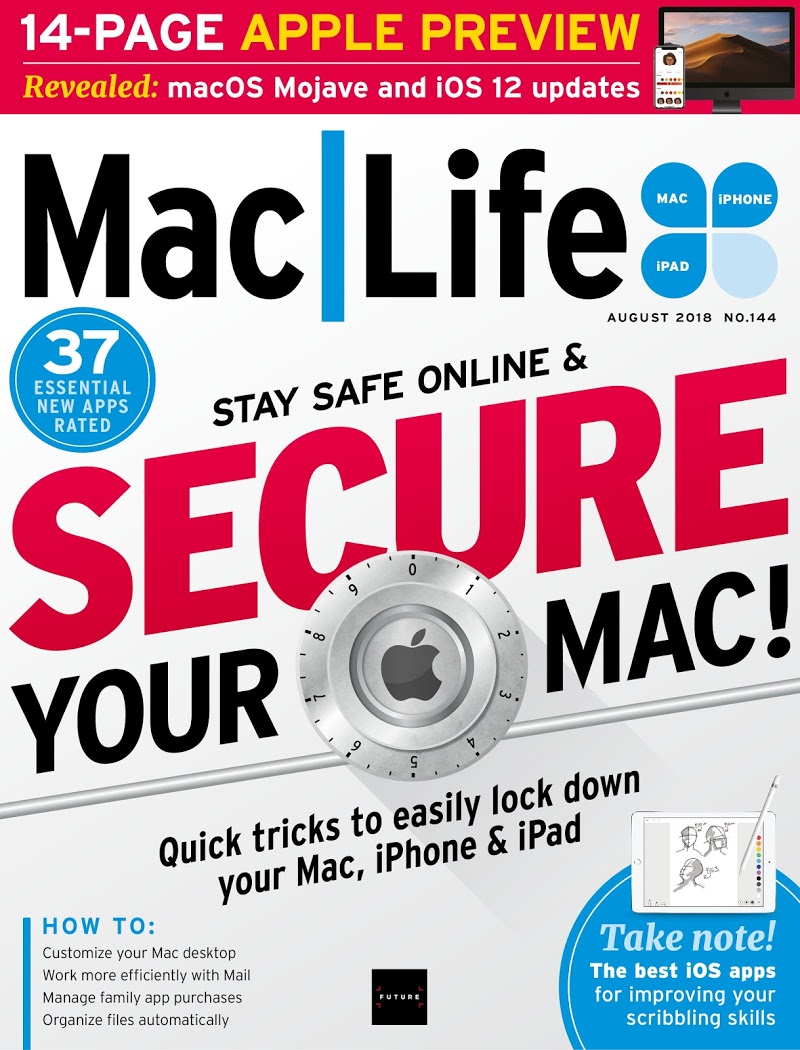 Mac-|-Life August 01, 2018 Issue Cover
