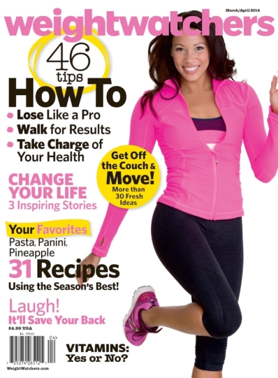 Weight Watchers Magazine March 01, 2014 Issue Cover
