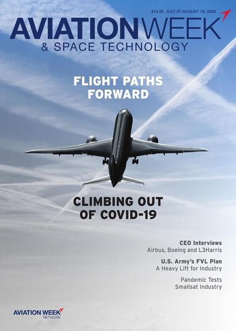 Aviation-Week-and-Space-Technology July 27, 2020 Issue Cover