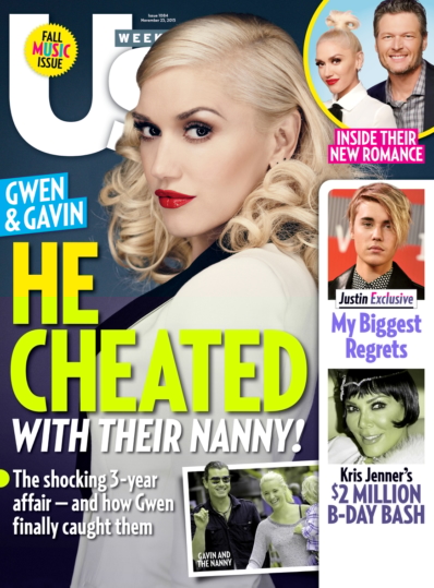 Us Weekly November 23, 2015 Issue Cover