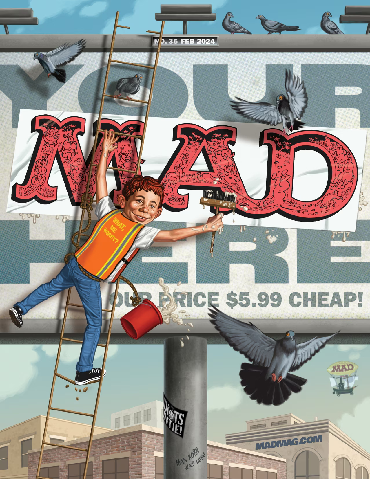 Mad-Magazine February 01, 2024 Issue Cover