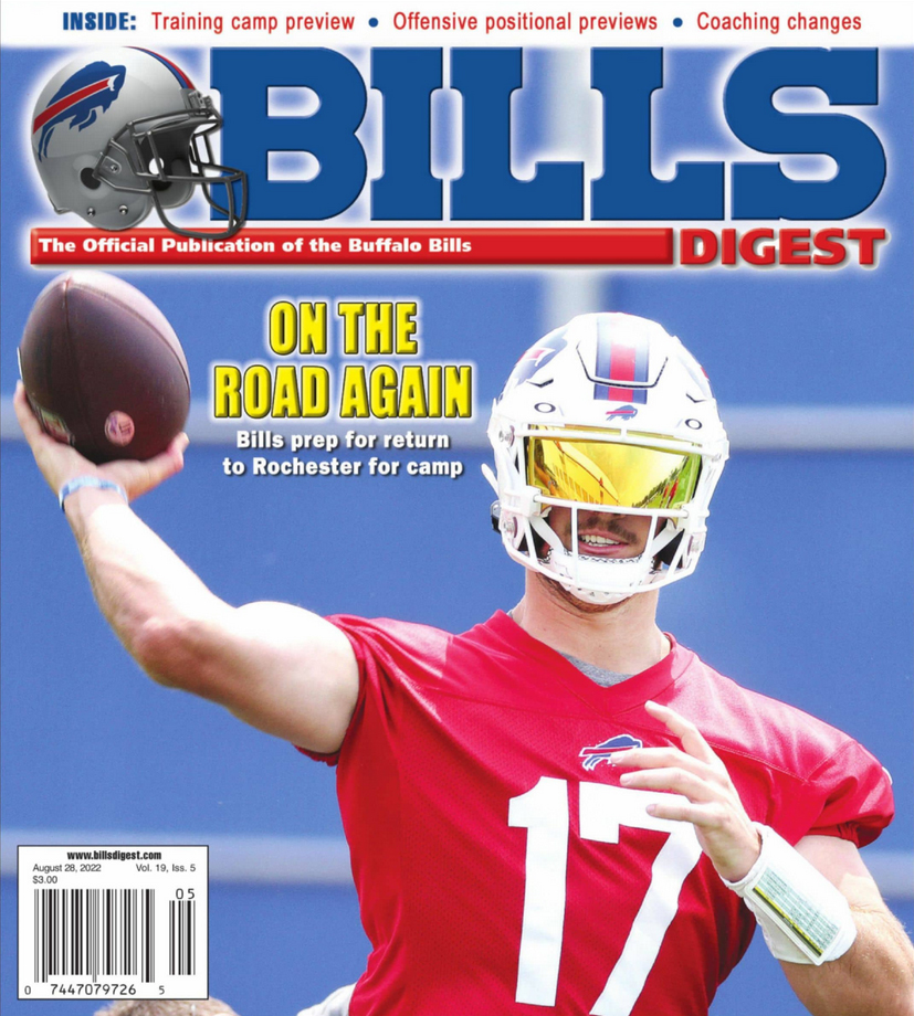 Bills-Digest August 28, 2022 Issue Cover