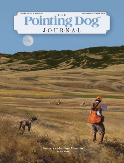 The Pointing Dog Journal November 01, 2025 Issue Cover