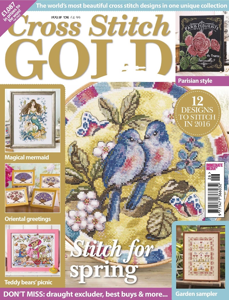 Cross-Stitch-Gold January 01, 2016 Issue Cover