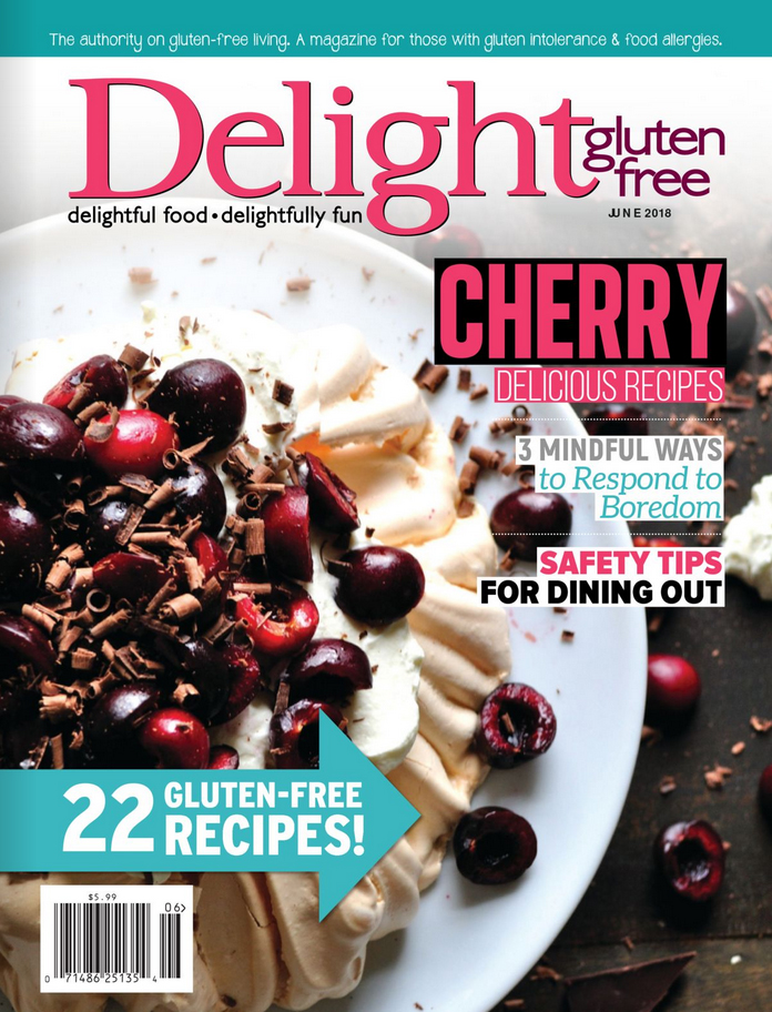 Delight-Gluten-Free May 01, 2018 Issue Cover