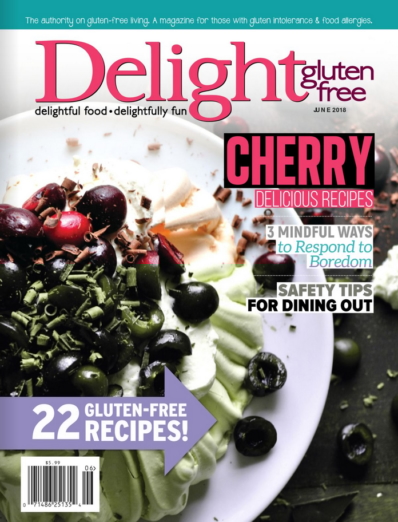 Delight Gluten Free May 01, 2018 Issue Cover