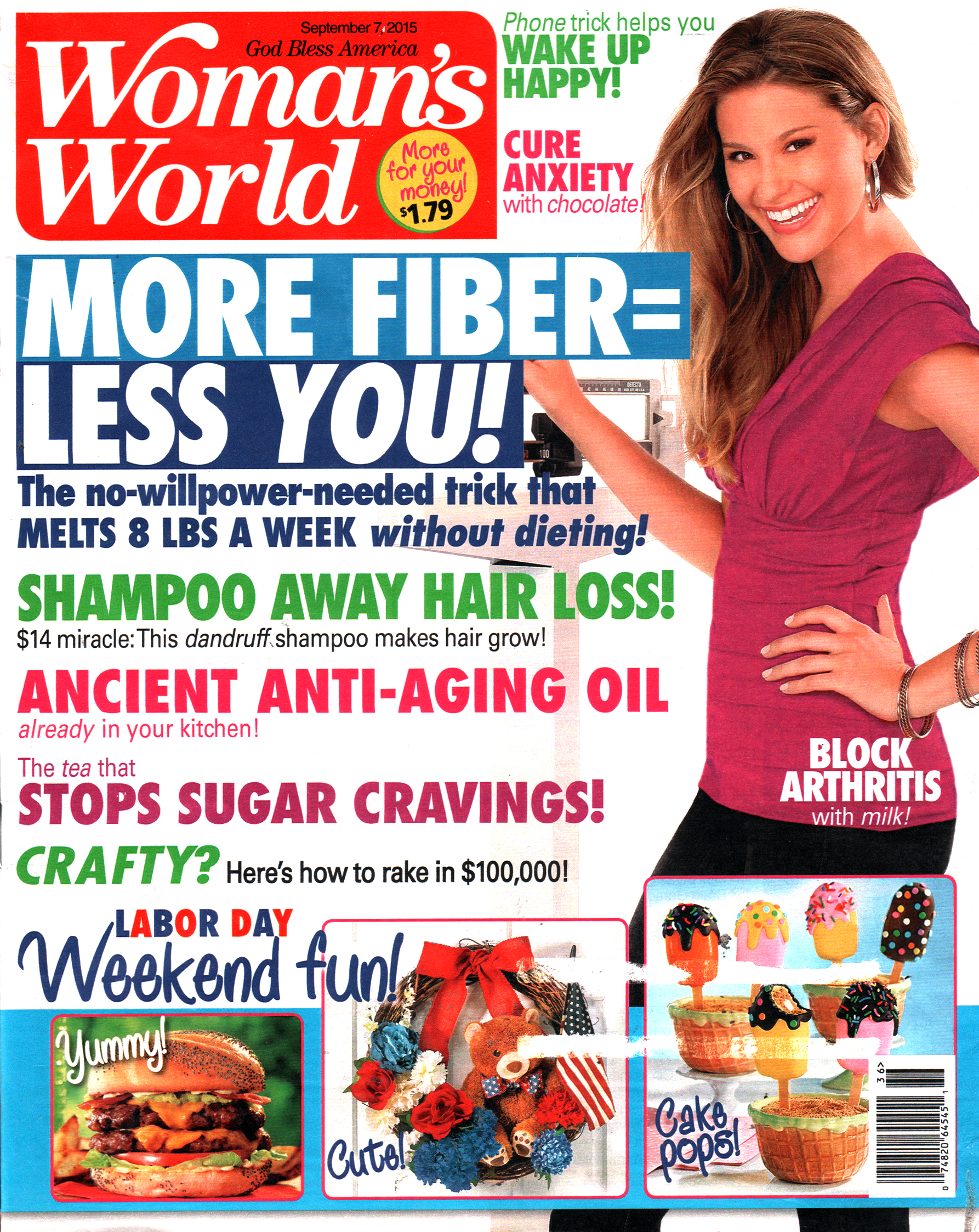 Womans-World September 07, 2015 Issue Cover