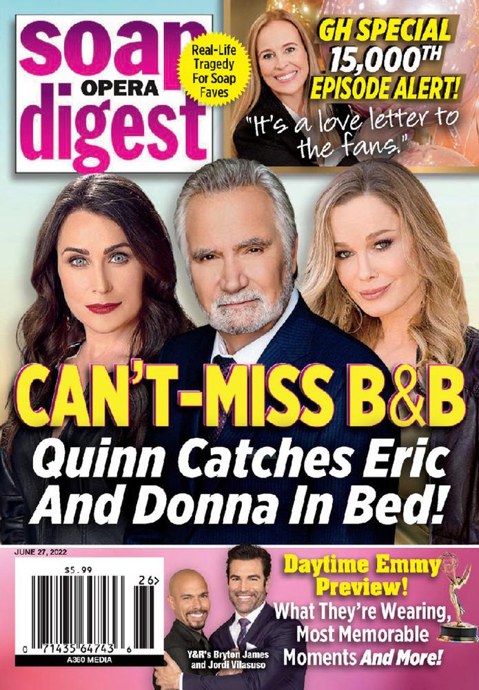 Soap-Opera-Digest June 27, 2022 Issue Cover