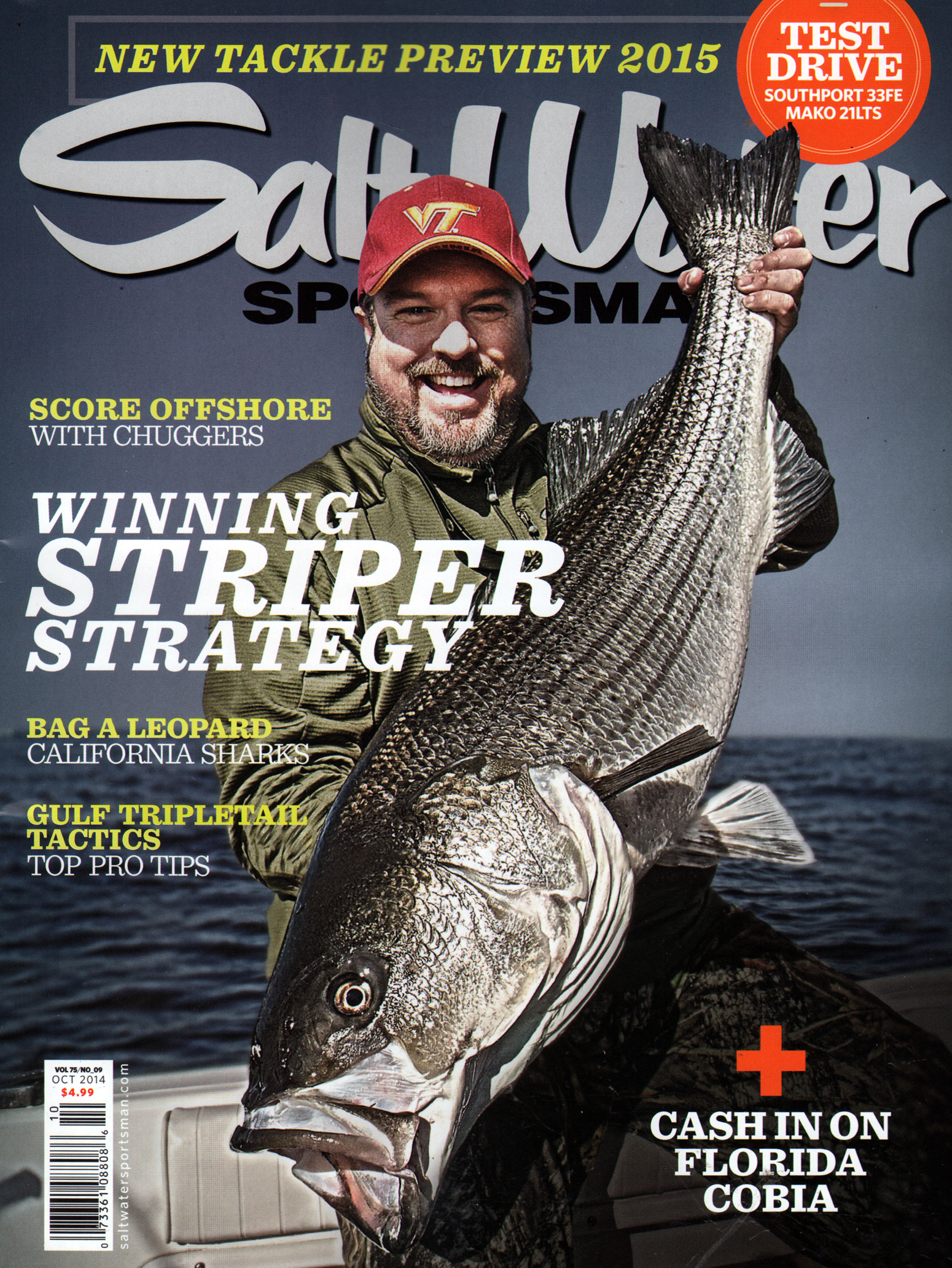Salt-Water-Sportsman October 01, 2014 Issue Cover