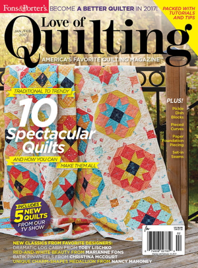 Fons & Porter's Love of Quilting January 01, 2017 Issue Cover