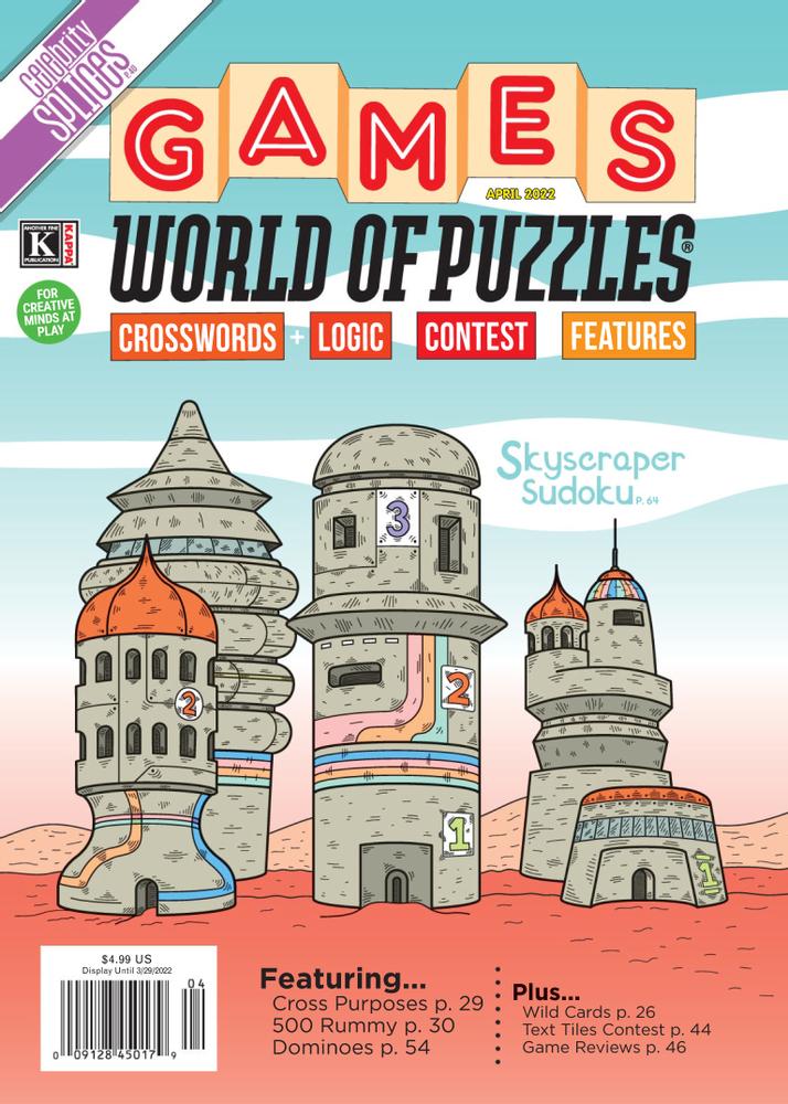 Games-World-of-Puzzles April 01, 2022 Issue Cover