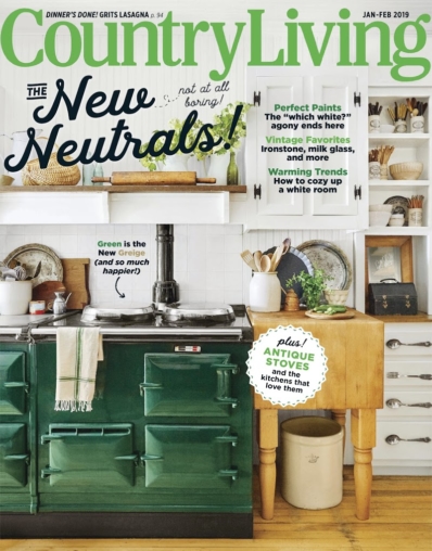 Country Living January 01, 2019 Issue Cover