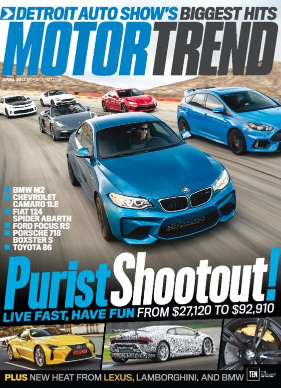 Motor-Trend April 01, 2017 Issue Cover