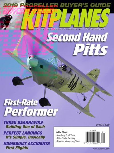 Kit Planes January 01, 2019 Issue Cover