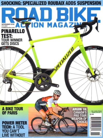 Road Bike Action November 01, 2016 Issue Cover