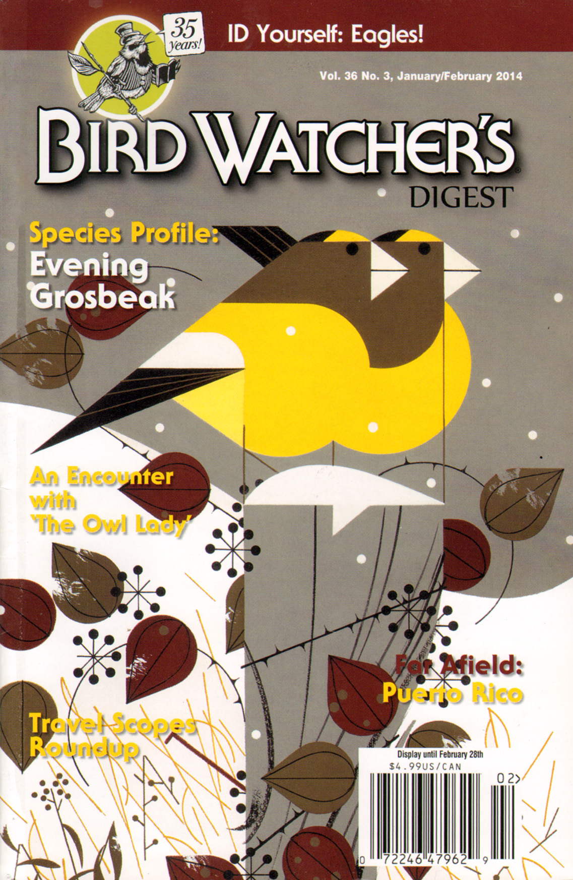 Bird-Watchers-Digest January 01, 2014 Issue Cover
