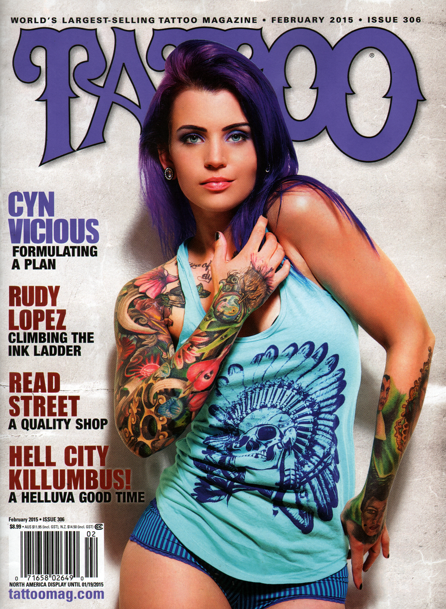 Tattoo February 01, 2015 Issue Cover